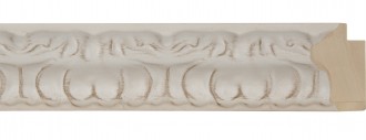 1 1/2" Sculpted Marble Ornate