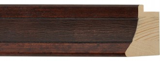 Large Bolivar Brown Leather Panel